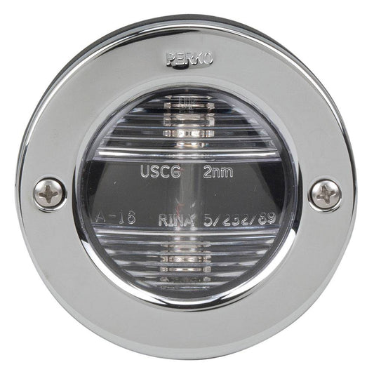 Perko Vertical Mount Stern Light 12VDC w/STS Bezel [0946DP1STS] - Twin Screws Marine Service