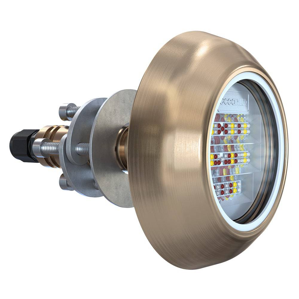 OceanLED Explore E6 Thru Hull - Full RGBW Colors DMX [E6TH009CD] - Twin Screws Marine Service