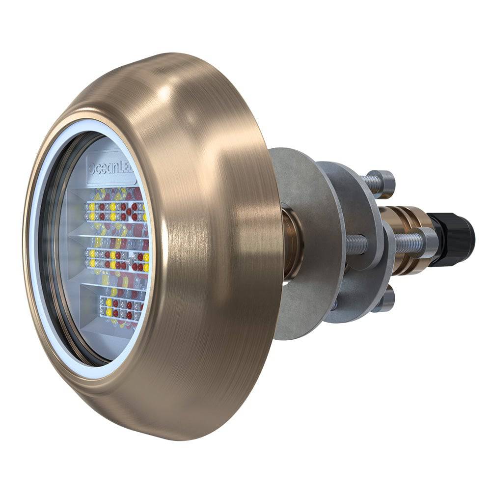 OceanLED Explore E6 Thru Hull - Full RGBW Colors DMX [E6TH009CD] - Twin Screws Marine Service