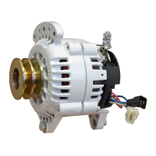 Balmar Alternator 100 AMP 12V 3.15" Dual Foot Saddle Pulley w/Isolated Ground [60-100-DV] - Twin Screws Marine Service