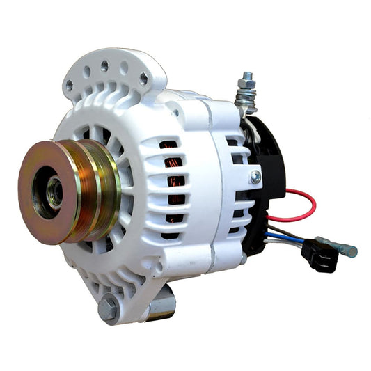 Balmar Alternator 100 AMP 12V 1-2" Single Foot Spindle Mount Dual Vee Pulley w/Isolated Ground [621-100-DV] - Twin Screws Marine Service
