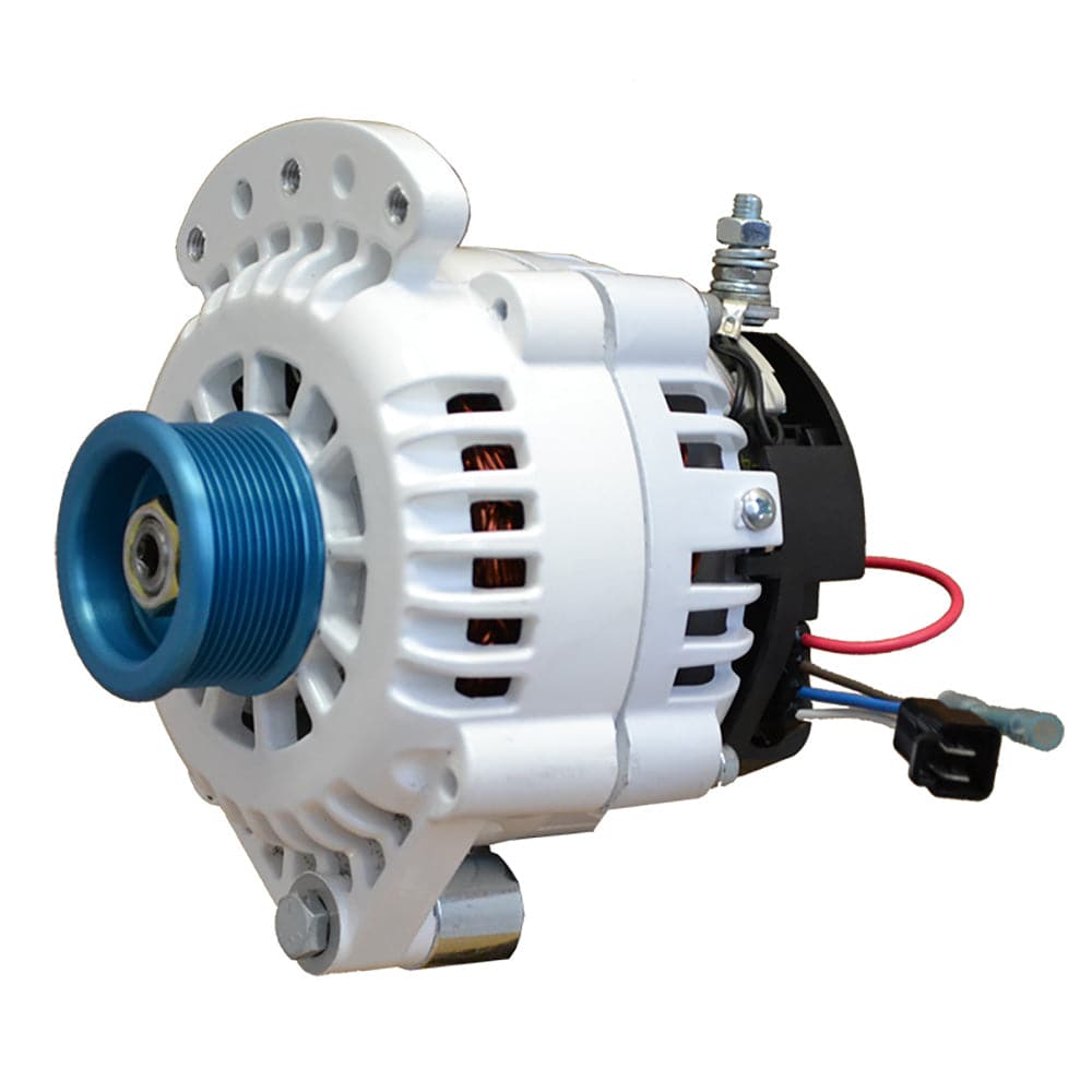 Balmar Alternator 100 AMP 12V 1-2" Single Foot Spindle Mount J10 Pulley w/Isolated Ground [621-100-J10] - Twin Screws Marine Service