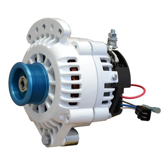 Balmar Alternator 100 AMP 12V 1-2" Single Foot Spindle Mount J10 Pulley w/Isolated Ground [621-100-J10] - Twin Screws Marine Service