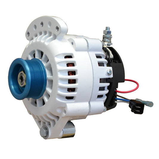 Balmar Alternator 120 AMP 12V 1-2" Single Foot Spindle Mount J10 Pulley w/Isolated Ground [621-120-J10] - Twin Screws Marine Service