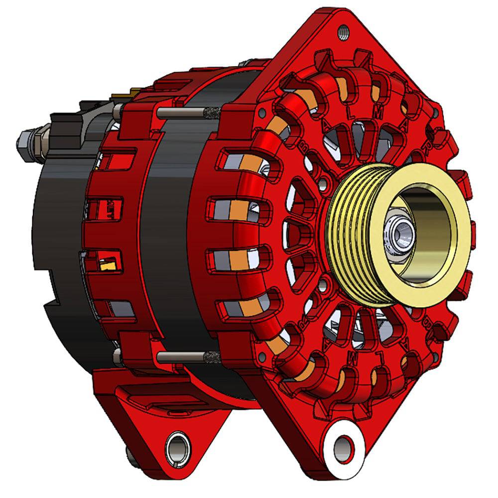 Balmar Alternator 250 AMP 12V 3.15" Dual Foot Saddle K6 Pulley [XT-CR-250-K6] - Twin Screws Marine Service
