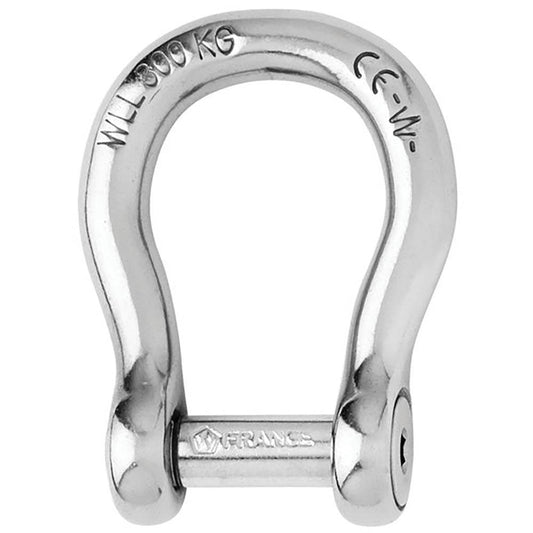 Wichard Self-Locking Allen Head Pin Bow Shackle - 6mm Diameter - 1/4" [01343] - Twin Screws Marine Service