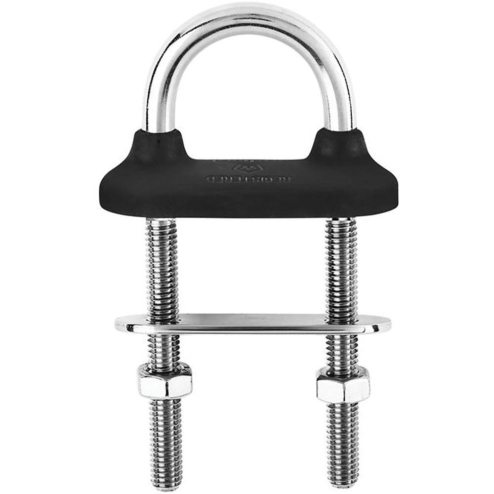 Wichard Black Watertight U-Bolt - 6mm Diameter - 15/64" - 70mm Length - 2-3/4" [65331] - Twin Screws Marine Service