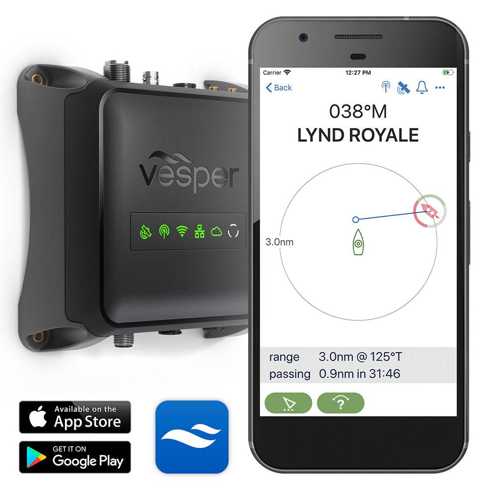 Vesper Cortex M1- Full Class B SOTDMA SmartAIS Transponder w/Remote Vessel Monitoring - Works Worldwide [010-02815-20] - Twin Screws Marine Service