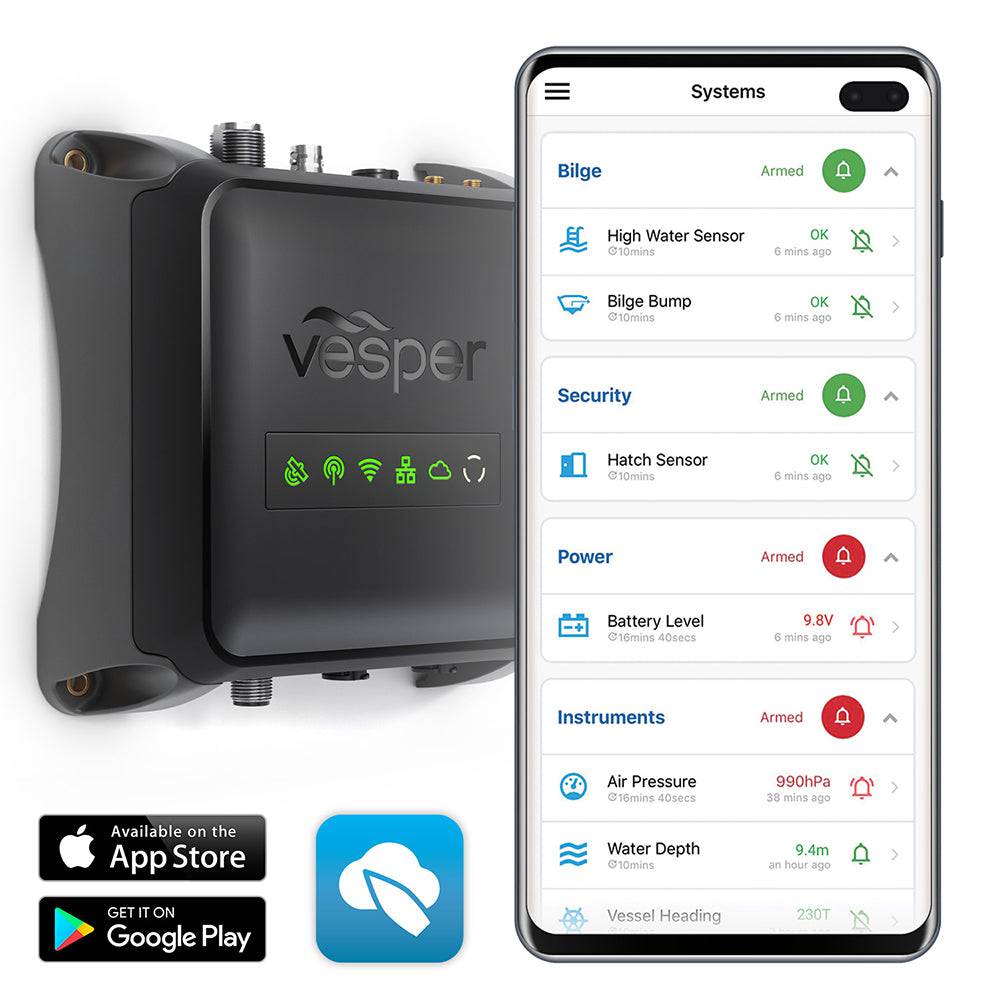 Vesper Cortex M1- Full Class B SOTDMA SmartAIS Transponder w/Remote Vessel Monitoring - Works Worldwide [010-02815-20] - Twin Screws Marine Service