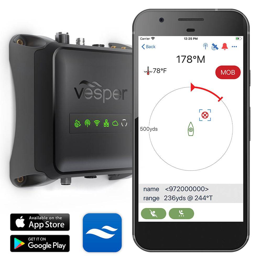 Vesper Cortex M1- Full Class B SOTDMA SmartAIS Transponder w/Remote Vessel Monitoring - Works Worldwide [010-02815-20] - Twin Screws Marine Service