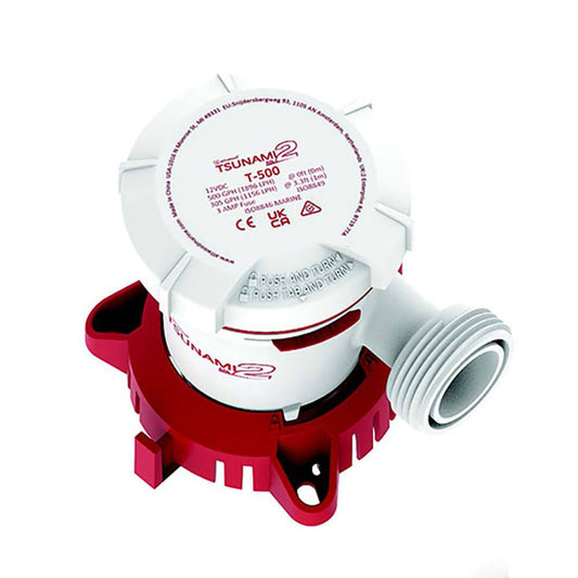 Attwood Tsunami MK2 Manual Bilge Pump - T500 - 500 GPH  12V [5606-7] - Twin Screws Marine Service