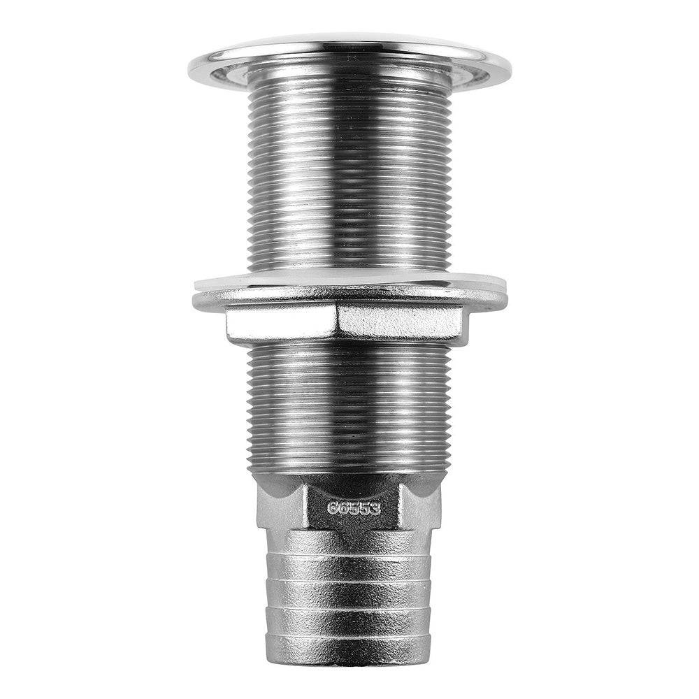 Attwood Stainless Steel Scupper Valve Barbed - 1-1/2" Hose Size [66553-3] - Twin Screws Marine Service
