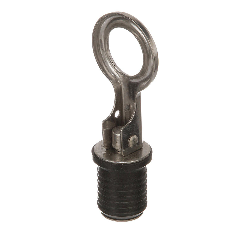 Attwood Snap-Handle Stainless Steel Drain Plug - 1" Diameter [7520A3] - Twin Screws Marine Service