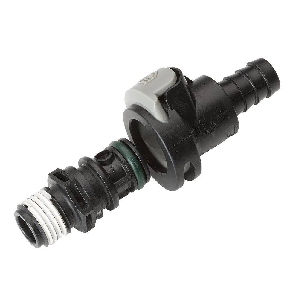 Attwood Universal Sprayless Connector - Male  Female [8838US6] - Twin Screws Marine Service