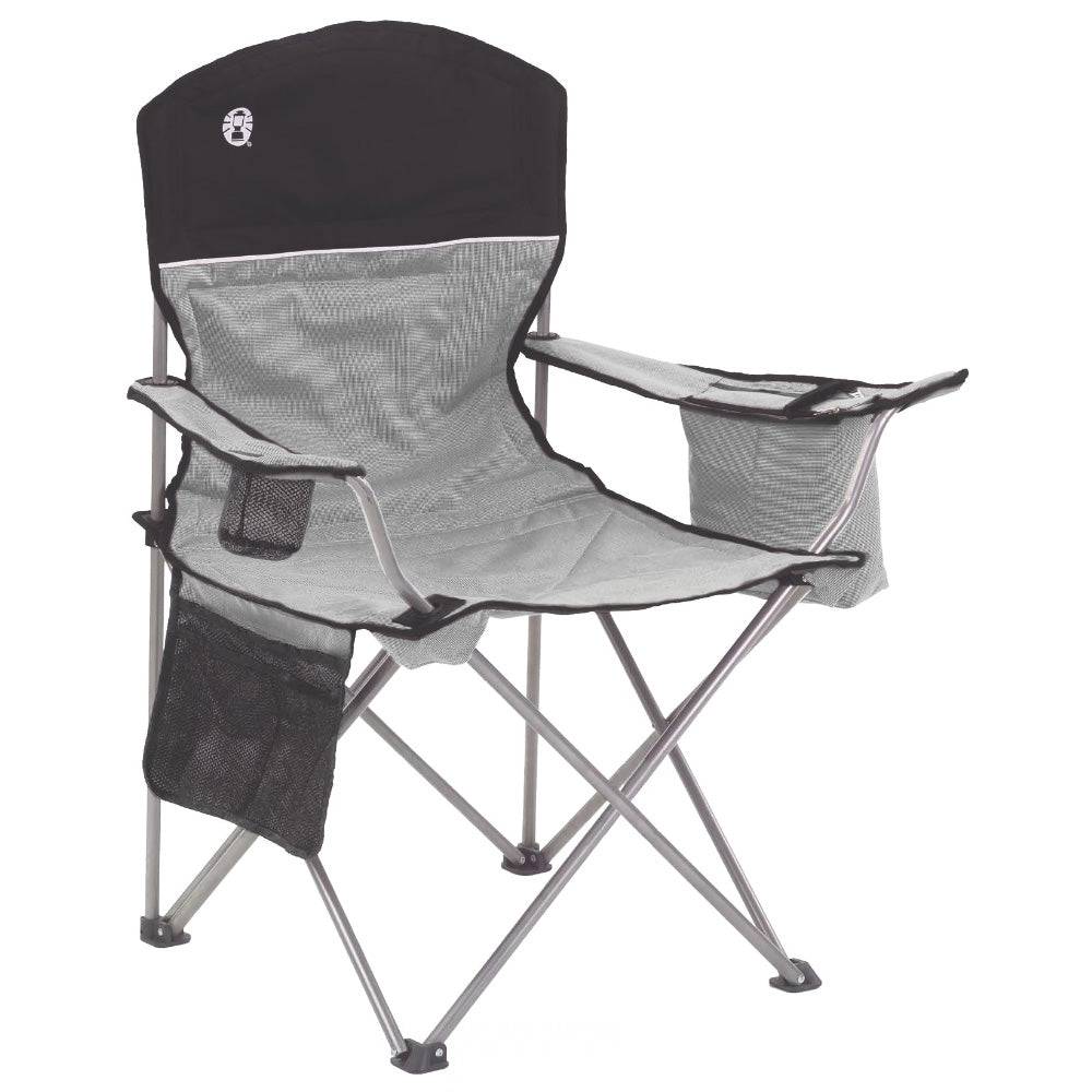 Coleman Cooler Quad Chair - Grey  Black [2000034873] - Twin Screws Marine Service