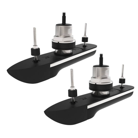 Raymarine RVM-412 Stainless Steel Thru-Hull Pair, 12 Degree Deadrise  10M Cable [T70543] - Twin Screws Marine Service