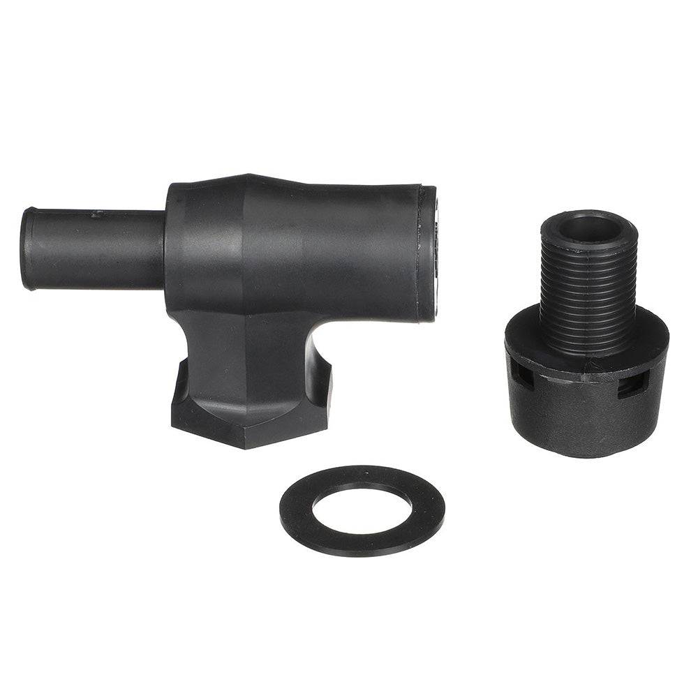 Attwood 90 P-Trap Fuel Tank Vent - Black w/Black Vent Head [1670-3] - Twin Screws Marine Service