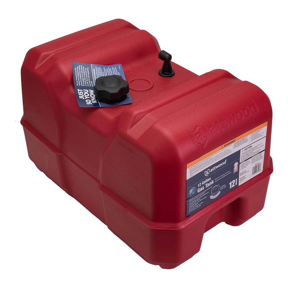 Attwood Portable Fuel Tank - 12 Gallon w/o Gauge [8812LP2] - Twin Screws Marine Service