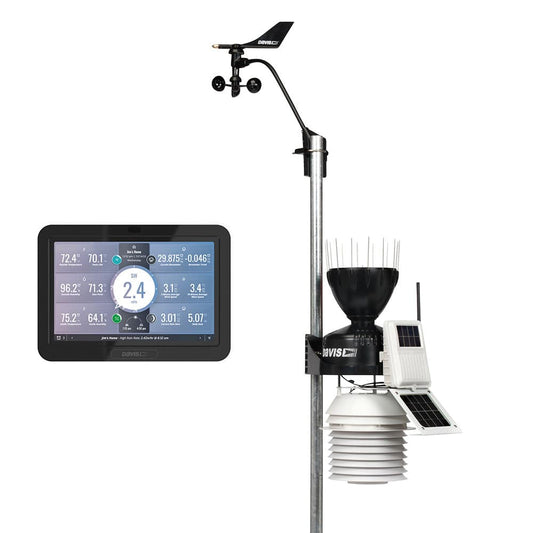 Davis Vantage Pro2 Wireless Weather Station w/WeatherLink Console  24hr Fan Aspirated Radiation Shield [6253] - Twin Screws Marine Service