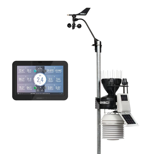 Davis Vantage Pro2 Wireless Weather Station w/WeatherLink Console, 24hr Fan Aspirated Radiation Shield, UV  Solar Sensors [6263] - Twin Screws Marine Service