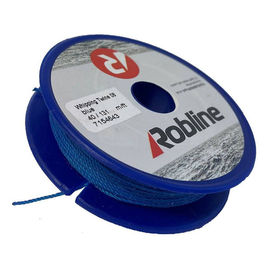 Robline Waxed Whipping Twine - 0.8mm x 40M - Blue [TYN-08BLUSP] - Twin Screws Marine Service