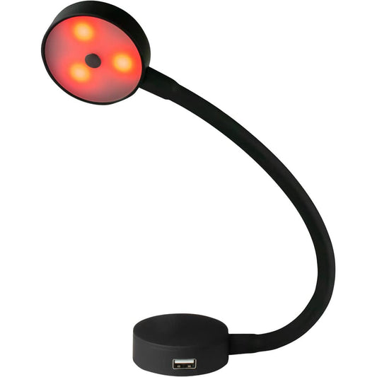 Sea-Dog LED Flex Neck Day/Night Light w/USB Socket - Red  White Light [404939-3] - Twin Screws Marine Service