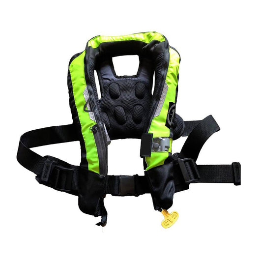 First Watch FW-40PRO Ergo Auto Inflatable PFD - Hi-Vis Yellow [FW-40PROA-HV] - Twin Screws Marine Service