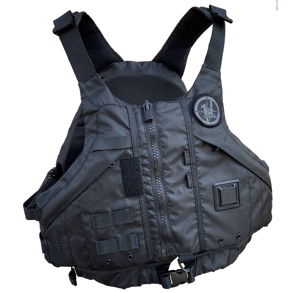 First Watch AV-1000 Kayak Style Duty PFD - Black - XS/S [AV-1000-BK-XS/S] - Twin Screws Marine Service