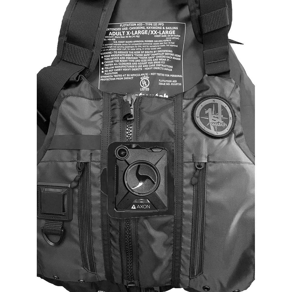 First Watch AV-1000 Kayak Style Duty PFD - Black - XL/XXL [AV-1000-BK-XL/XXL] - Twin Screws Marine Service