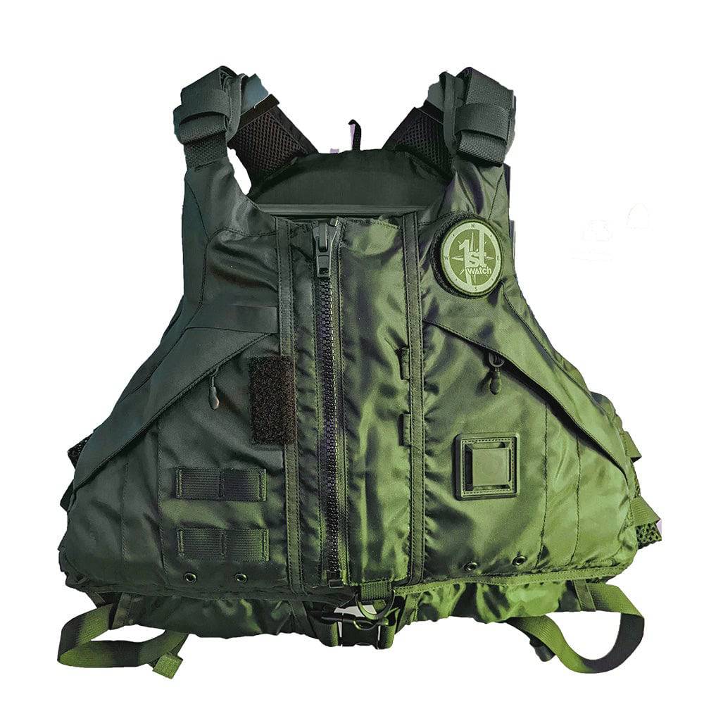 First Watch AV-1000 Kayak Style Duty PFD - Green - XS/S [AV-1000-GN-XS/S] - Twin Screws Marine Service