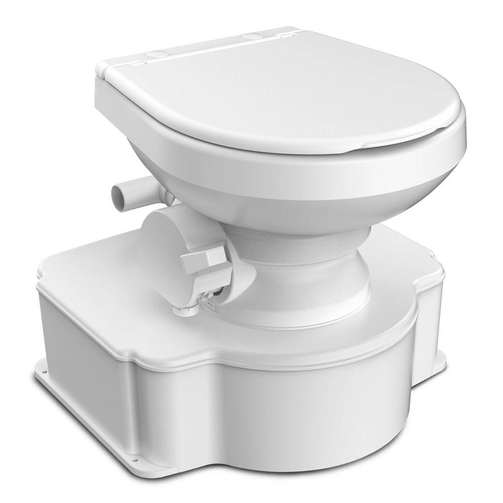 Dometic White M65 Marine Gravity Toilet - Standard Seat Size w/Foot Pedal [312070001] - Twin Screws Marine Service