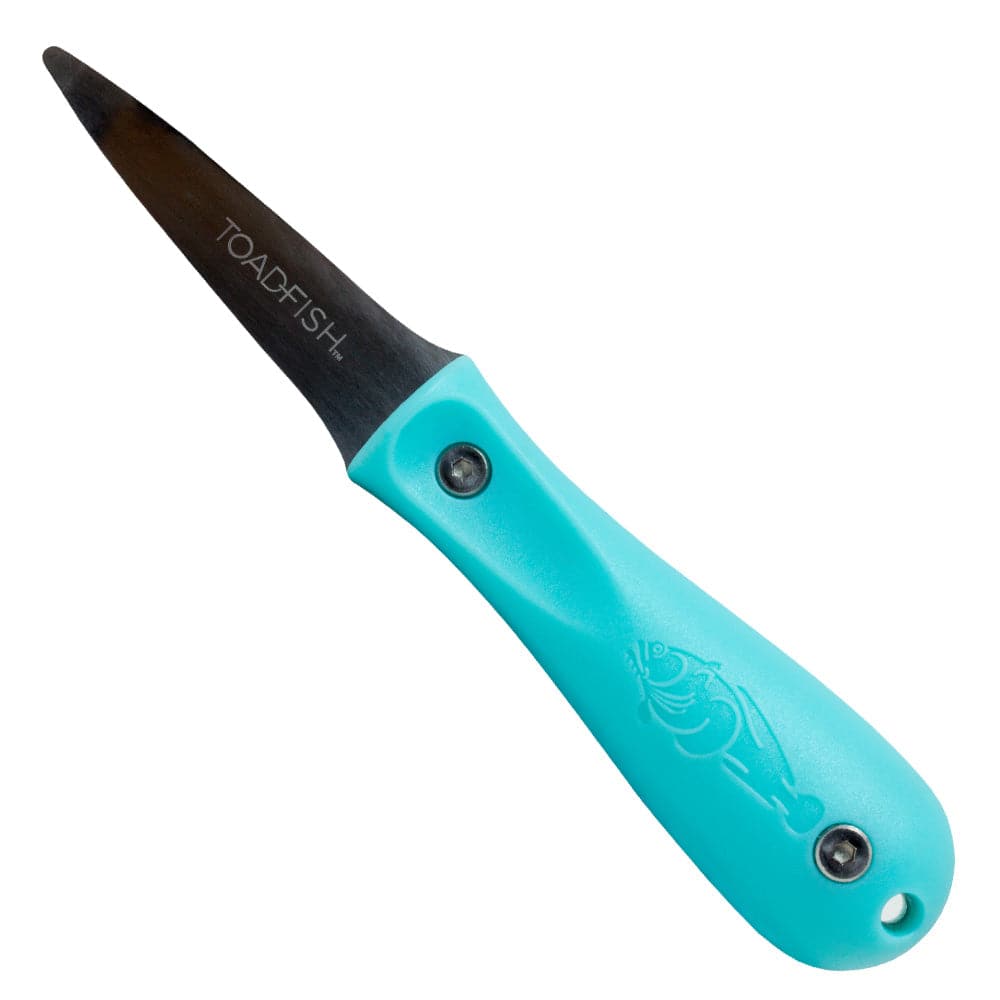 Toadfish Put Em Back Oyster Knife - Teal [1001] - Twin Screws Marine Service