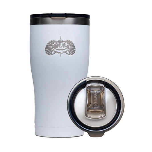 Toadfish Non-Tipping 20oz Tumbler - White [1133] - Twin Screws Marine Service