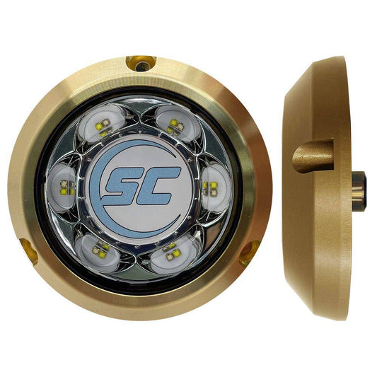 Shadow-Caster SC3 Series Bimini Blue Bronze Surface Mount Underwater Light [SC3-BB-BZSM] - Twin Screws Marine Service