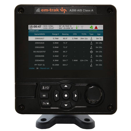 em-trak A200 Class A AIS Transceiver [425-0012] - Twin Screws Marine Service