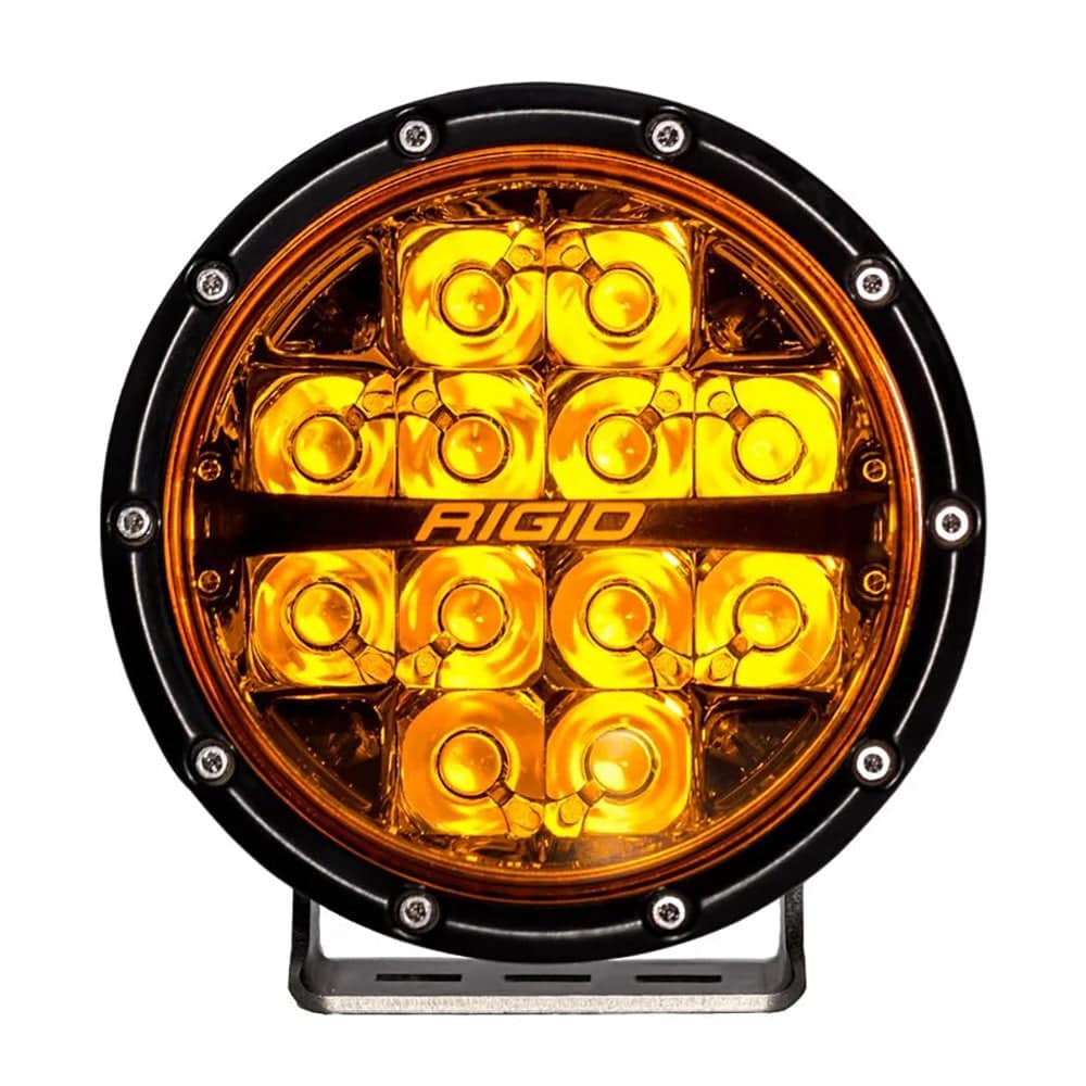 RIGID Industries 360 Series 6" Spot w/Amber Pro Lens - Pair [36210] - Twin Screws Marine Service
