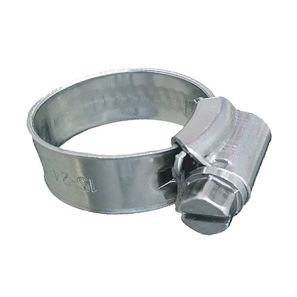 Trident Marine 316 SS Non-Perforated Worm Gear Hose Clamp - 3/8" Band - (5/16"  9/16") Clamping Range - 10-Pack - SAE Size 3 [705-0141] - Twin Screws Marine Service