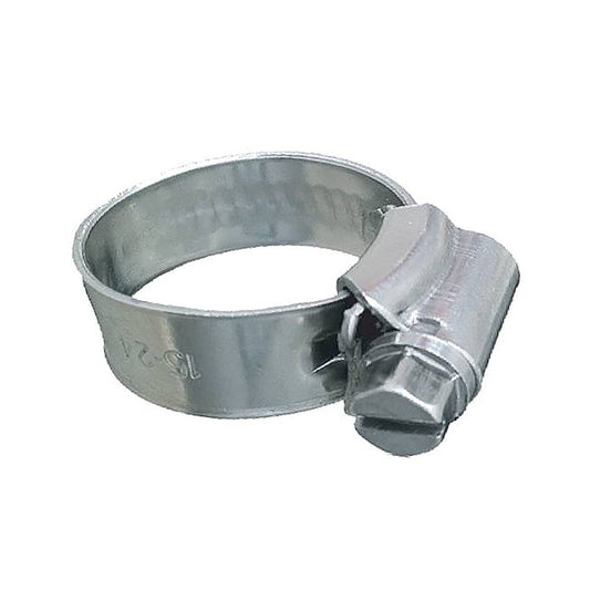 Trident Marine 316 SS Non-Perforated Worm Gear Hose Clamp - 3/8" Band - (3/4"  1-1/8") Clamping Range - 10-Pack - SAE Size 10 [705-0581] - Twin Screws Marine Service