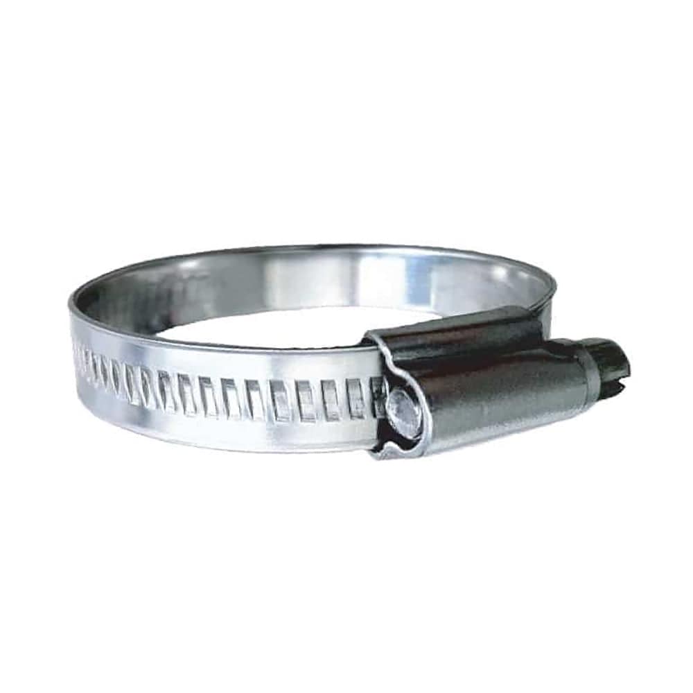 Trident Marine 316 SS Non-Perforated Worm Gear Hose Clamp - 15/32" Band - (3/4"  1-1/8") Clamping Range - 10-Pack - SAE Size 10 [710-0581] - Twin Screws Marine Service