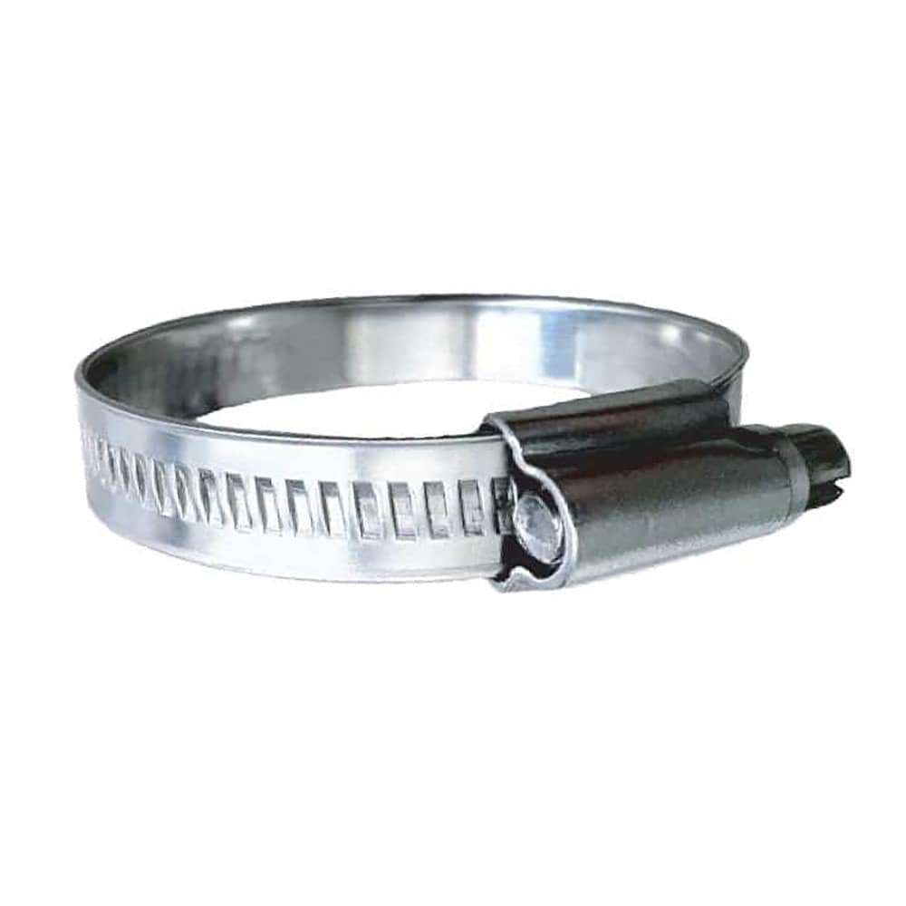 Trident Marine 316 SS Non-Perforated Worm Gear Hose Clamp - 15/32" Band - (1-1/16"  1-1/2") Clamping Range - 10-Pack - SAE Size 16 [710-1001] - Twin Screws Marine Service