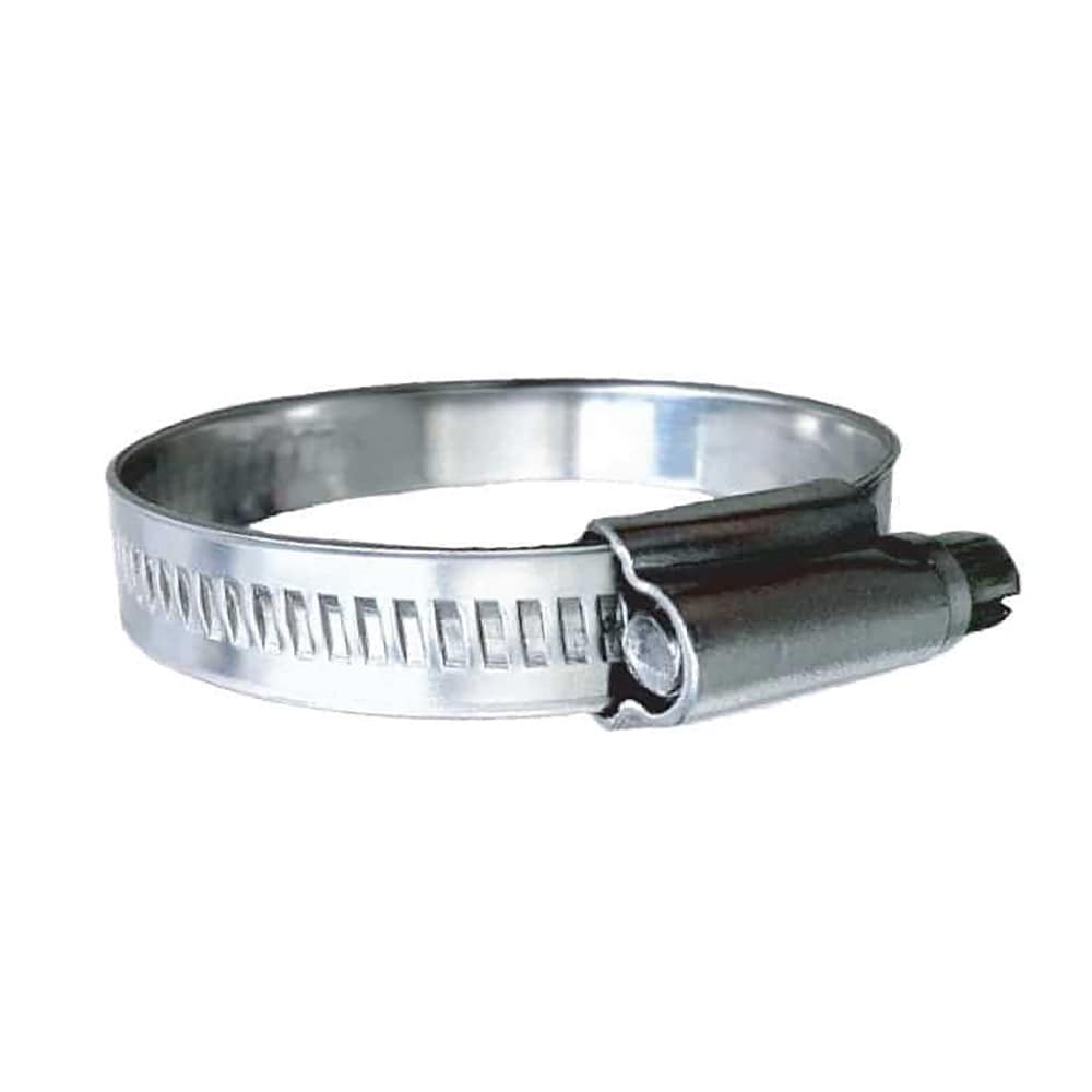 Trident Marine 316 SS Non-Perforated Worm Gear Hose Clamp - 15/32" Band - (2" - 2-9/16") Clamping Range - 10-Pack - SAE Size 32 [710-2001] - Twin Screws Marine Service