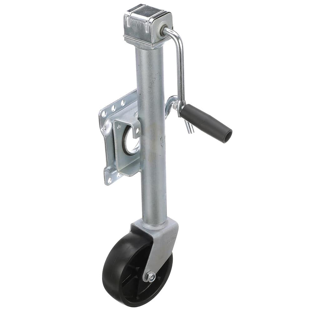 Attwood Fold-Up Trailer Jack - 1000 lb Capacity - Single Wheel [11127-4] - Twin Screws Marine Service