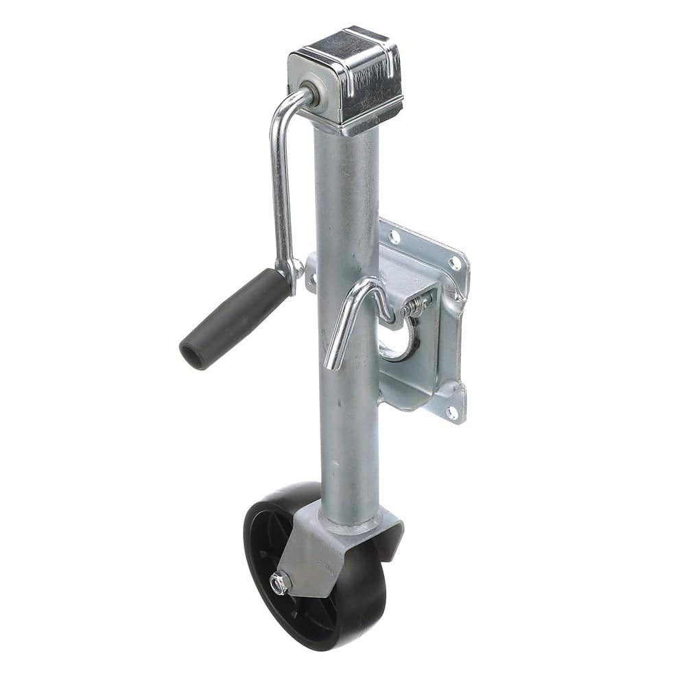 Attwood Fold-Up Trailer Jack - 1000 lb Capacity - Single Wheel [11127-4] - Twin Screws Marine Service