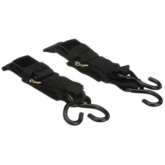 Attwood Quick-Release Transom Tie-Down Straps 2" x 4 Pair [15232-7] - Twin Screws Marine Service