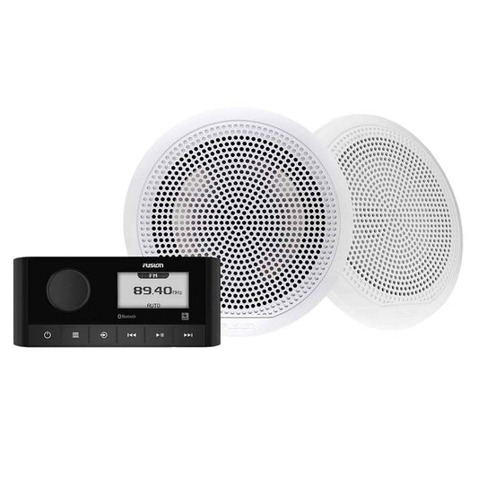 Fusion MS-RA60  6.5" EL Classic Speaker Kit - White Speakers [010-02405-51] - Twin Screws Marine Service