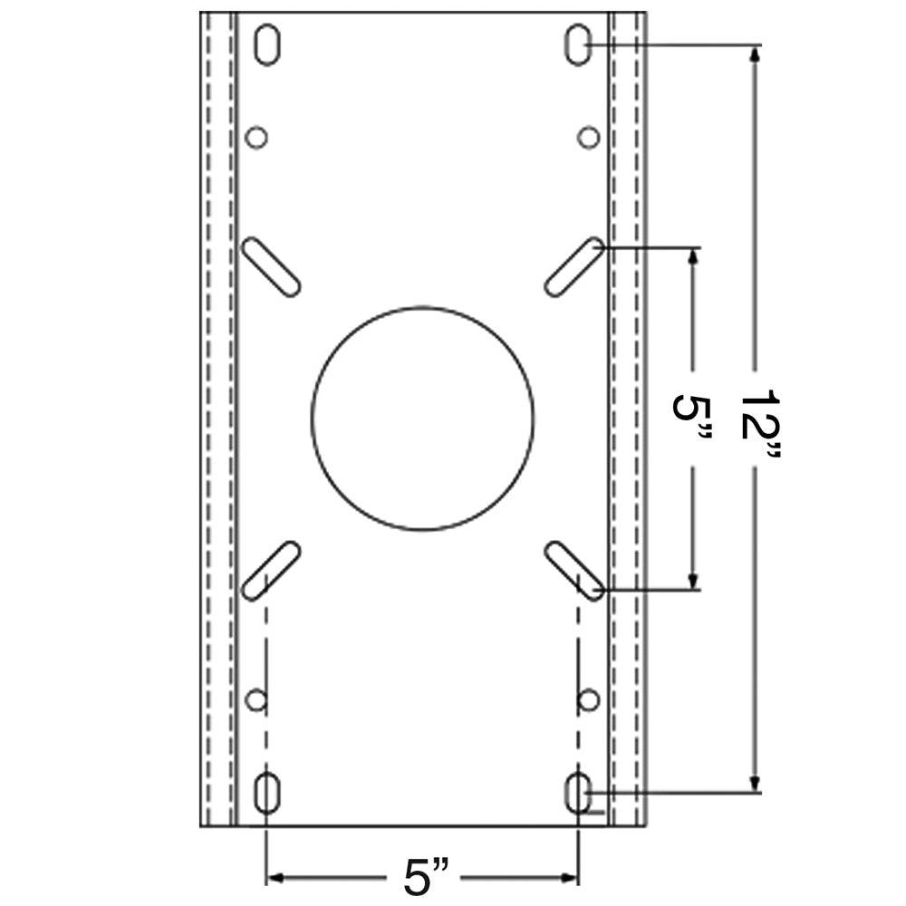 Springfield Trac-Lock Swivel/Slide Non-Locking Mount f/2-7/8" Post [1100521-L1] - Twin Screws Marine Service