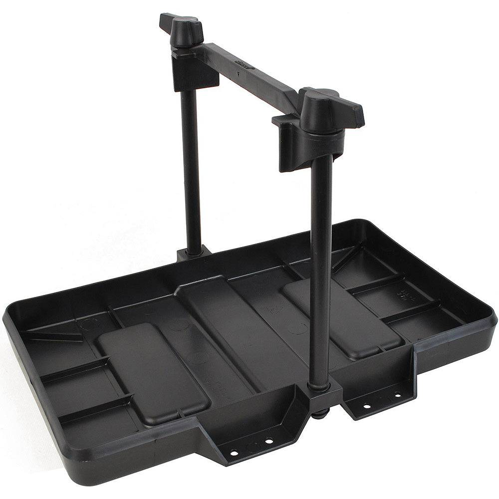 Attwood Low Profile Group 27 Adjustable Battery Tray [9091-5] - Twin Screws Marine Service