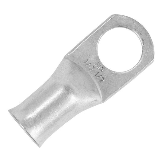 Pacer Tinned Lug 1/0 AWG - 1/2" Stud Size - 10 Pack [TAE1/0-12R-10] - Twin Screws Marine Service