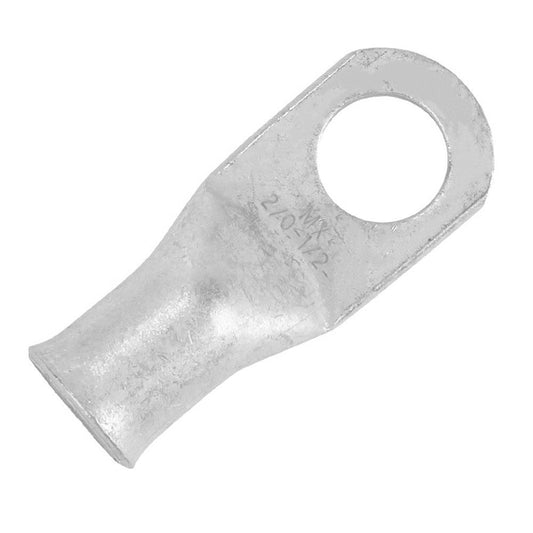 Pacer Tinned Lug 2/0 AWG - 1/2" Stud Size - 10 Pack [TAE2/0-12R-10] - Twin Screws Marine Service