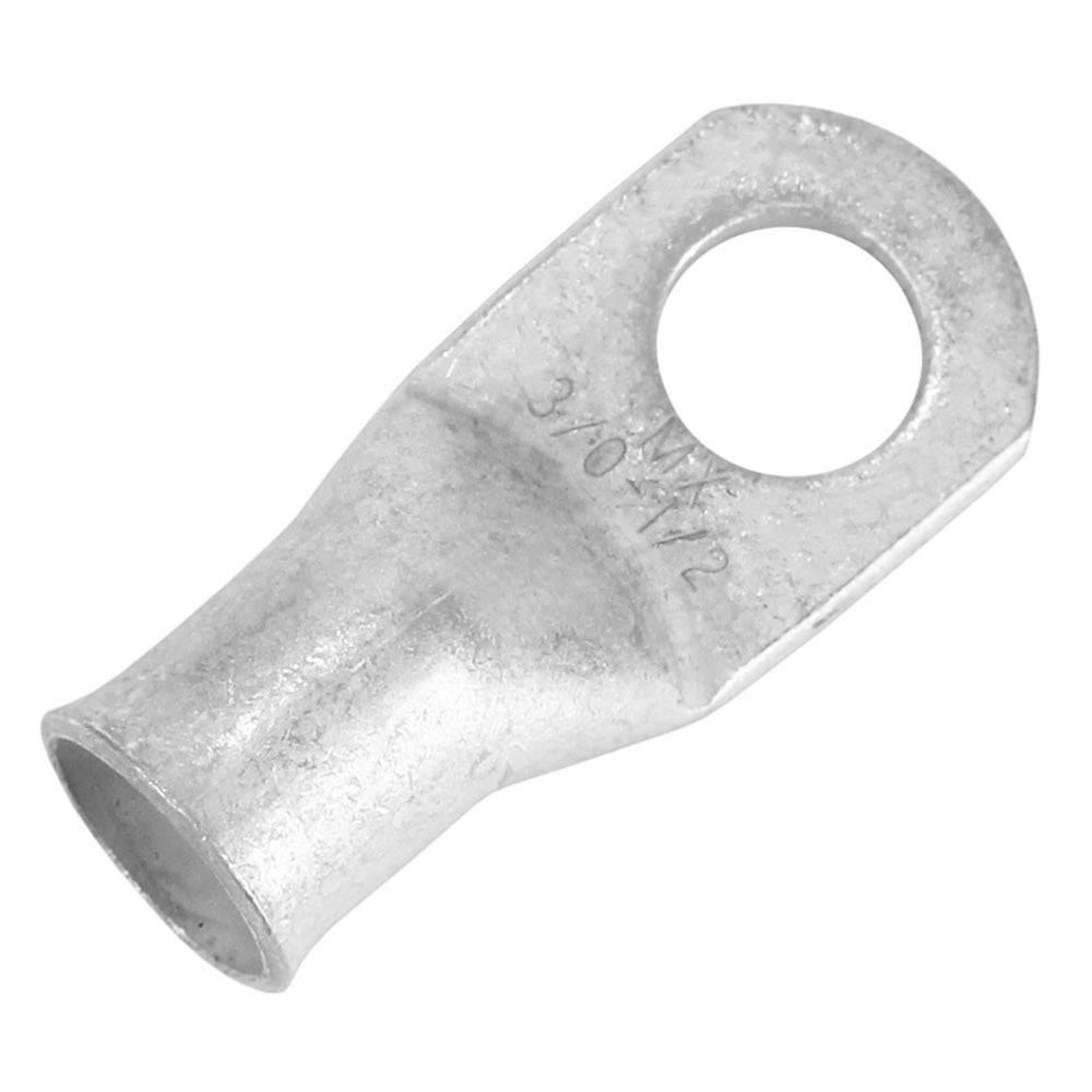 Pacer Tinned Lug 3/0 AWG - 1/2" Stud Size - 10 Pack [TAE3/0-12R-10] - Twin Screws Marine Service